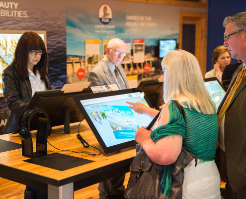 Chelan Visitor Center Interactive Kiosks