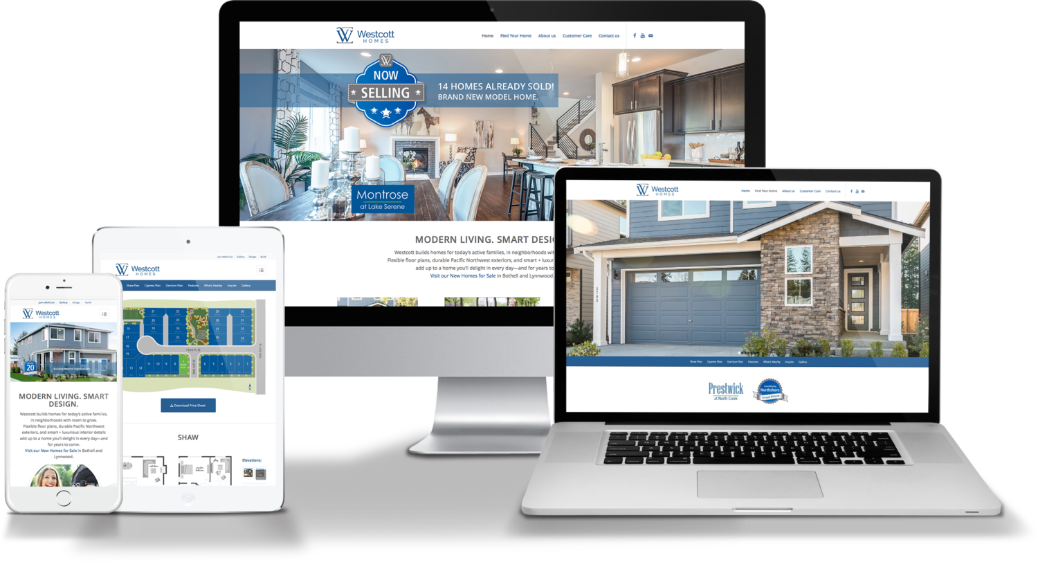 Westcott Homes Website OnMerit Marketing